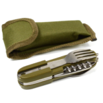 Cubiertos Plegables para Viaje y Camping