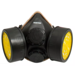 Mascarilla respirador reutilizable de alta resistencia para protección contra polvo, humo y cenizas, ideal en emergencias y supervivencia.