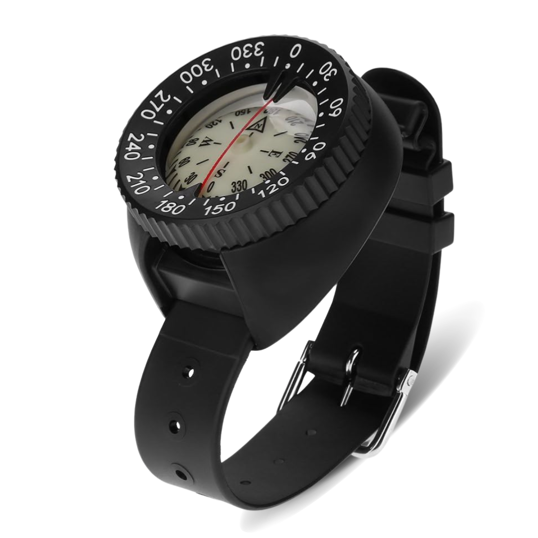 brújula de muñeca impermeable para buceo
