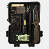 Kit de supervivencia completo con estuche rígido impermeable y herramientas esenciales para emergencias