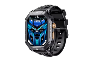 Smartwatch deportivo con pantalla AMOLED, llamadas Bluetooth y monitoreo de salud